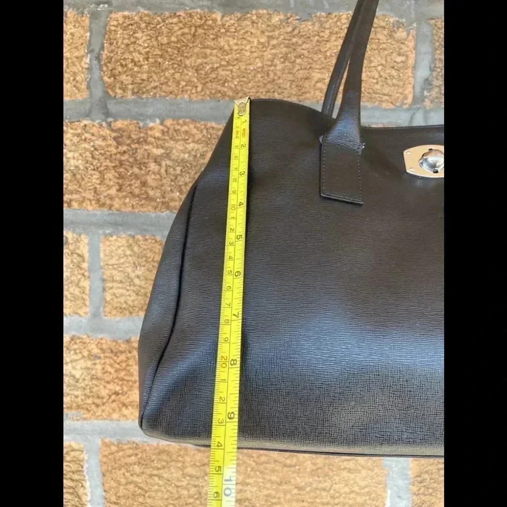 Genuine Furla Appaloosa Leather Handbag Tote - Picture 5 of 13